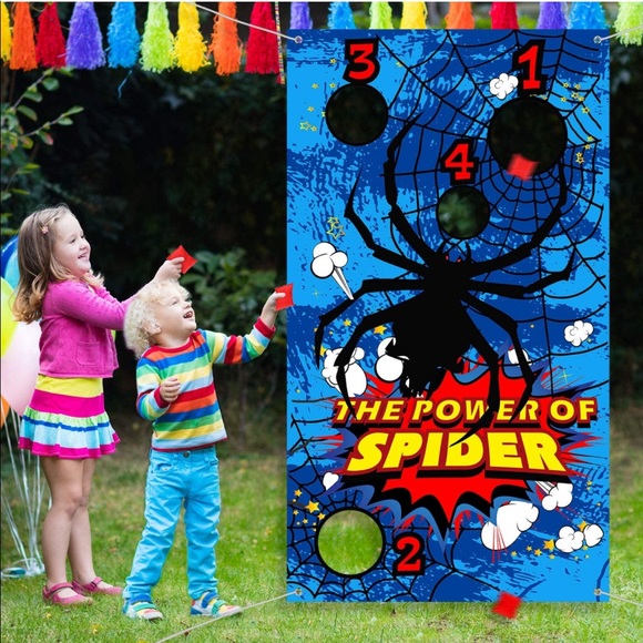 Spider-Man Bean Bag Toss Party Game - Picture 1 of 3